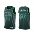 Camiseta Marcus Smart NO 36 Boston Celtics Earned 2020-21 Verde