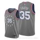 Camiseta Marial Shayok #35 Philadelphia 76ers Ciudad Gris