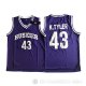 Camiseta NCAA K.Tyler #43 Huskies Violeta