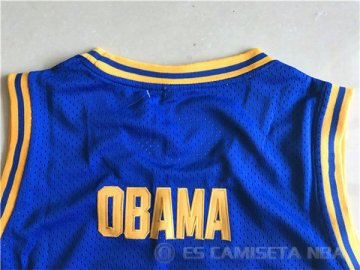 Camiseta NCAA Obama #23 Punahou Azul