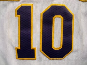 Camiseta Nash #10 Los Angeles Lakers Blanco