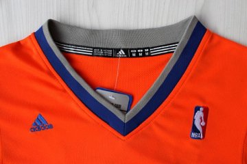 Camiseta Anthony #7 Knicks 2013 Navidad Naranja