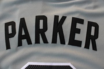 Camiseta Parker #9 Spurs 2013 Navidad Gris