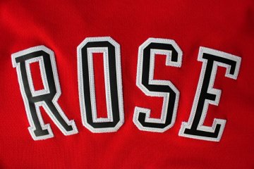 Camiseta Rose #1 Bulls 2013 Navidad Rojo