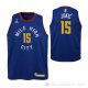 Camiseta Nikola Jokic #15 Denver Nuggets Nino Statement Azul