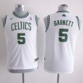 Camiseta Garnett #5 Boston Celtics Nino Blanco