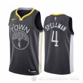 Camiseta Omari Spellman #4 Golden State Warriors Ciudad Negro