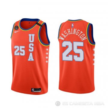 Camiseta P.J. Washington JR. #25 Charlotte Hornets Ciudad 2022-23 Negro