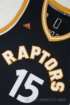 Camiseta Bennett #15 Toronto Raptors Negro Oro