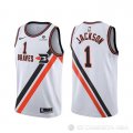 Camiseta Reggie Jackson #1 Los Angeles Clippers Classic Edition Blanco