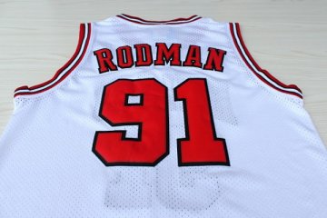 Camiseta Rodman #10 San Antonio Spurs Blanco