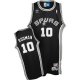Camiseta Rodman Spurs #10 San Antonio Spurs Negro