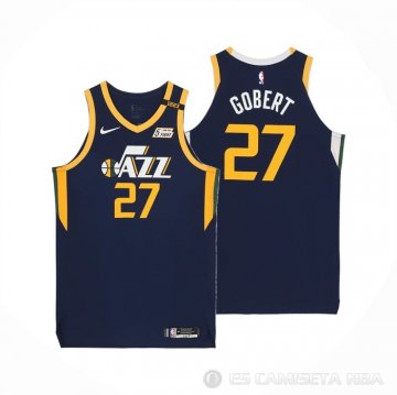 Camiseta Rudy Gobert #27 Utah Jazz Icon Autentico Azul