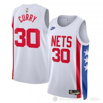 Camiseta Seth Curry #30 Brooklyn Nets Classic 2022-23 Blanco