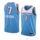 Camiseta Skal Labissiere #7 Sacramento Kings Ciudad 2018-19 Azul