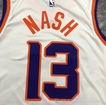 Camiseta Steve Nash NO 13 Phoenix Suns Association Blanco
