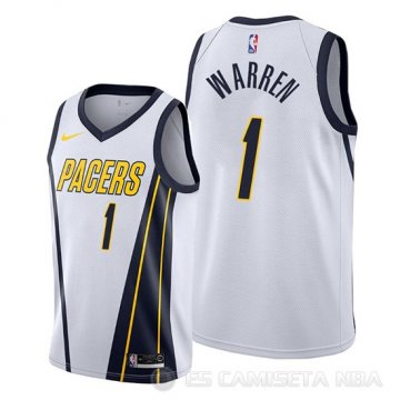 Camiseta T.j. Warren #1 Indiana Pacers Ciudad Gris