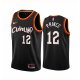 Camiseta Taurean Prince NO 12 Cleveland Cavaliers Ciudad 2020-21 Negro