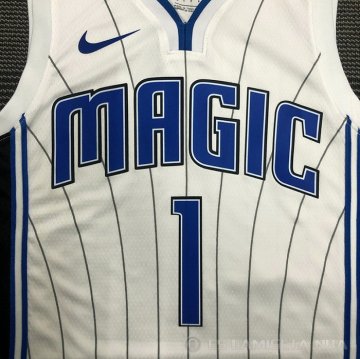 Camiseta Tracy McGrady NO 1 Orlando Magic Association Blanco