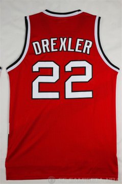 Camiseta Drexler #22 Portland Trail Blazers Rojo