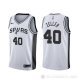 Camiseta Tyler Zeller #40 San Antonio Spurs Association Blanco