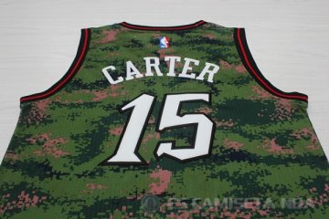 Camiseta Vince Carter #15 Toronto Raptors Verde