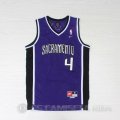 Camiseta Webber #4 Sacramento Kings Purpura