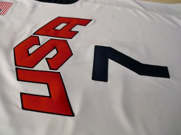 Camiseta Westbrook #7 USA 2012 Blanco
