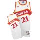 Camiseta Wilkins #21 Atlanta Hawks Blanco