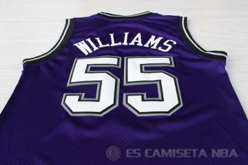 Camiseta Williams #55 Sacramento Kings Retro Purpura