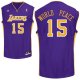 Camiseta World Peace #15 Los Angeles Lakers Violeta