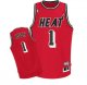 Camiseta retro Bosh #1 Miami Heat Rojo