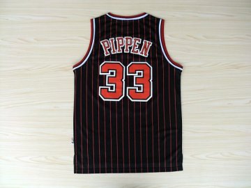 Camiseta retro Pippen #33 Chicago Bulls Negro
