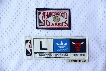 Camiseta retro Pippen #33 Chicago Bulls Blanco
