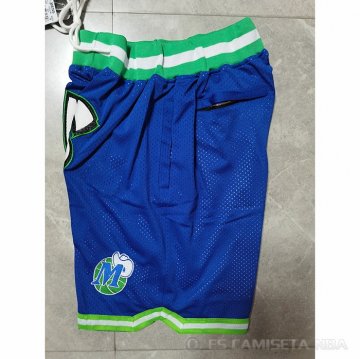 Pantalone Dallas Mavericks Just Don Azul