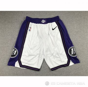 Pantalone Los Angeles Lakers Ciudad 2022-23 Blanco