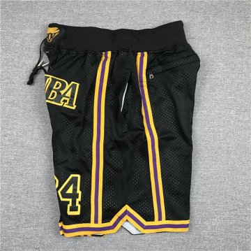 Pantalone Los Angeles Lakers Mamba Negro