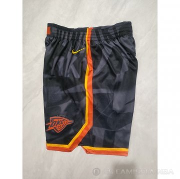 Pantalone Oklahoma City Thunder Ciudad 2023-24 Negro