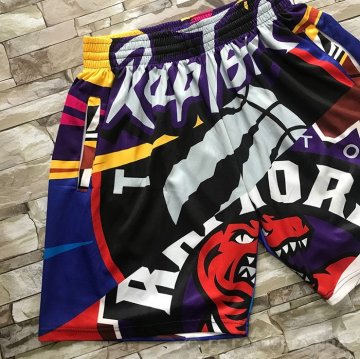 Pantalone Toronto Raptors Rainbow Classic Negro