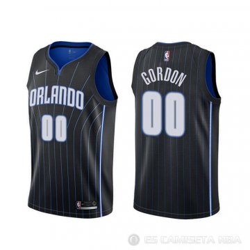 Camiseta Aaron Gordon #00 Orlando Magic Statement Negro