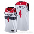 Camiseta Admiral Schofield #4 Washington Wizards Association 2019-20 Blanco