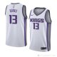 Camiseta Alec Burks #13 Sacramento Kings Association 2018 Blanco