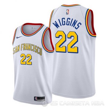 Camiseta Andrew Wiggins #22 Golden State Warriors Classic 2019-20 Blanco