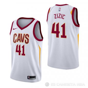 Camiseta Ante Zizic #41 Cleveland Cavaliers Association Blanco