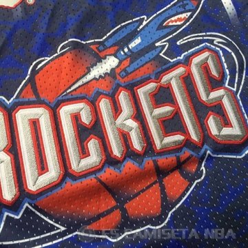 Camiseta Bape #93 Houston Rockets Retro Azul