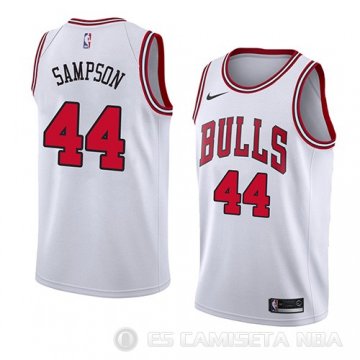 Camiseta Brandon Sampson #44 Chicago Bulls Association 2018 Blanco