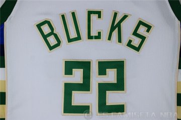 Camiseta Middleton #22 Milwaukee Bucks Blanco