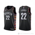 Camiseta Caris Levert #22 Brooklyn Nets Ciudad Negro