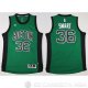 Camiseta Smart #36 Boston Celtics Borde DE Color Verde Oscuro