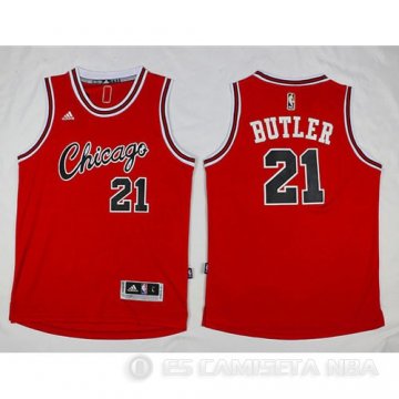 Camiseta Retro Butler #21 Chicago Bulls Rojo